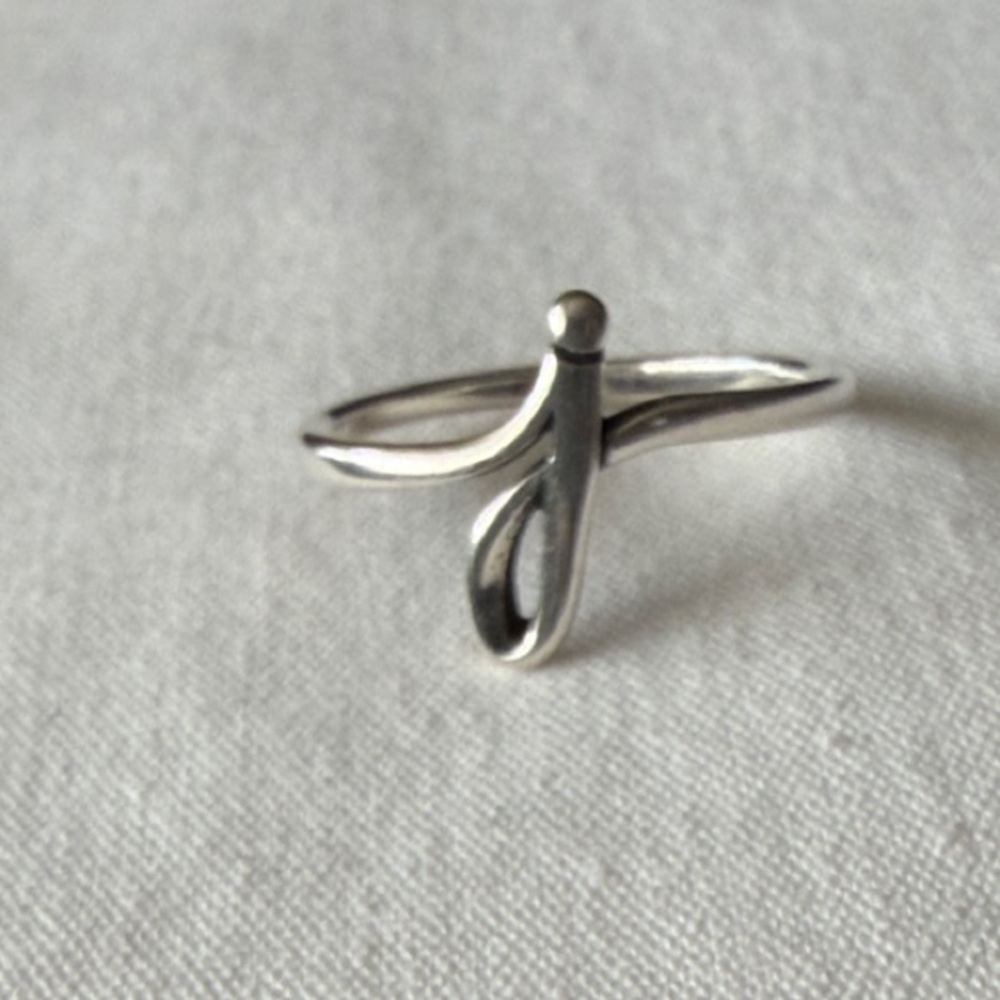 James Avery Script Initial Ring - image 3